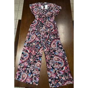 Floral Paisley Jumpsuit